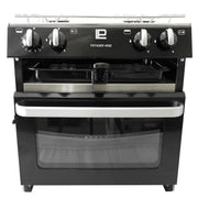 Voyager 4500 2 Burner Hob Oven No Ignition Black Leisure Products - UK Camping And Leisure
