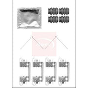 Apec Brake Pad Accessory Fitting Kit Front fits Honda Jazz IV 2015 on 1.3