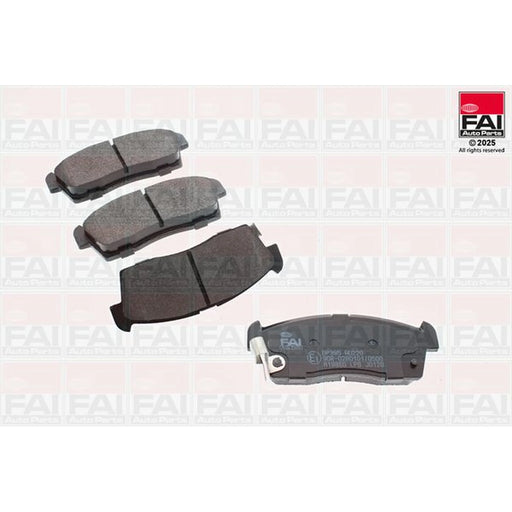 FAI Front Brake Pad Set fits Citroën C-Zero 2010-2011