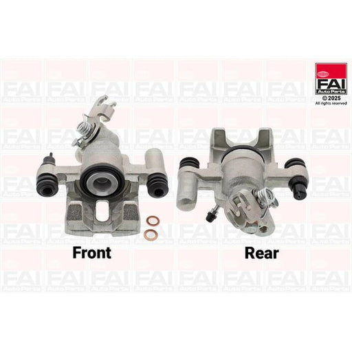 FAI Brake Caliper Assembly Rear Right fits Mazda MX-5 1998-2005 1.6 1.8