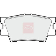 Apec Front & Rear Pads fits Toyota Rav 4 IV 2015-2018 2.5