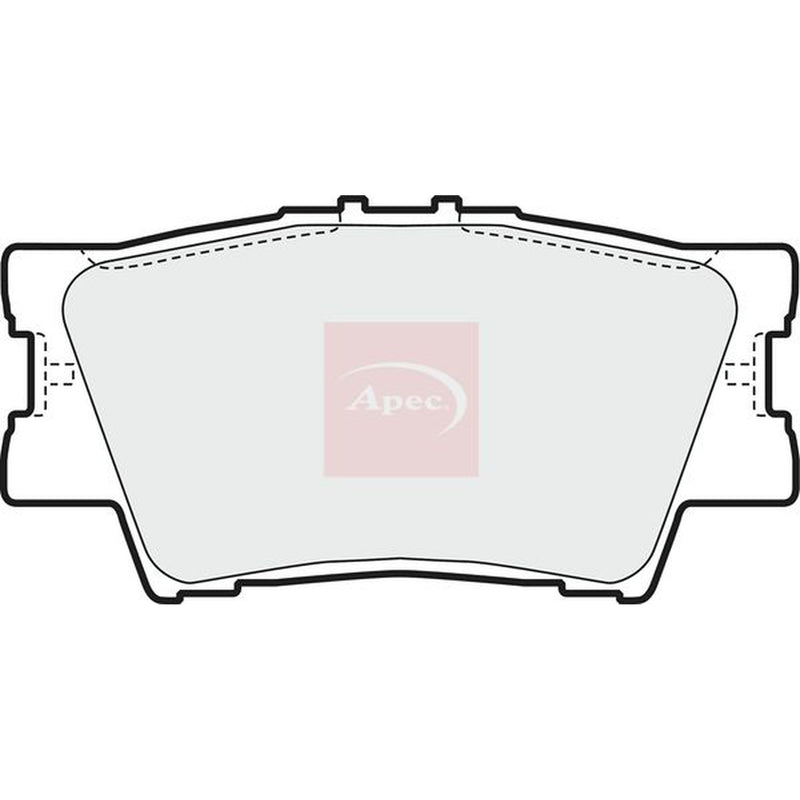 Apec Front & Rear Pads fits Toyota Rav 4 IV 2015-2018 2.5