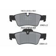 Textar Rear Brake Pad Set 2392302