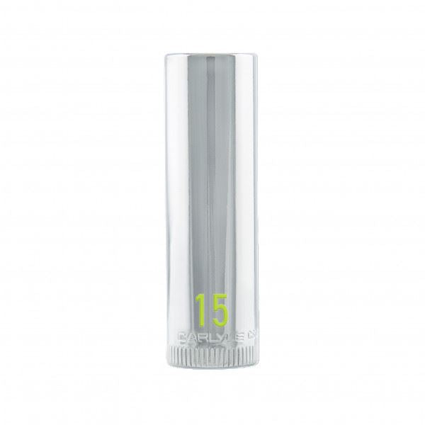 Carlyle Tools 3/8Dr 15mm 12Pt Deep Chrome Socket - image 1
