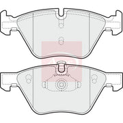 Apec Front Brake Pad Set fits Alpina D3 2005-2008 2.0