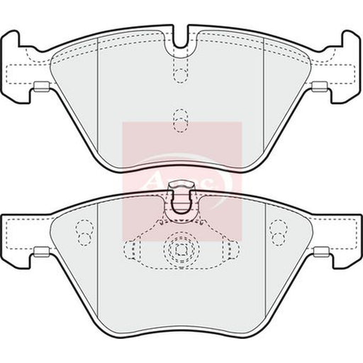 Apec Front Brake Pad Set fits Alpina D3 2005-2008 2.0