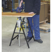 Sealey Fold Down Telescopic Trestle 200kg Capacity - Pair FDT32 Sealey - Dynamic Drive