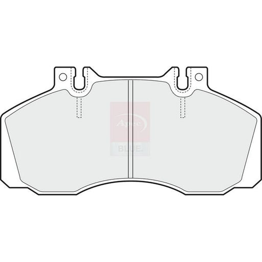 Apec Front Brake Pad Set fits Mercedes-Benz Sprinter 5-T Platform 2001-2006