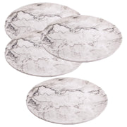 4 x Reusable Plastic Melamine Granite Pattern 11" Dinner Plate for Camping Picnic UK Camping And Leisure - Dynamic Drive