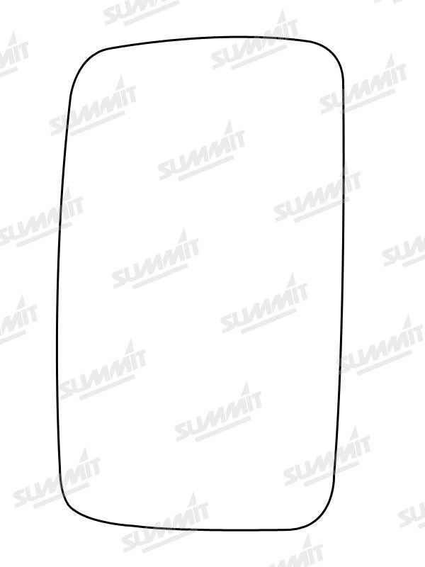 Summit Stick-On Commercial Mirror Glass fits VW LT Van LHS RHS Summit - Bars 4 Cars