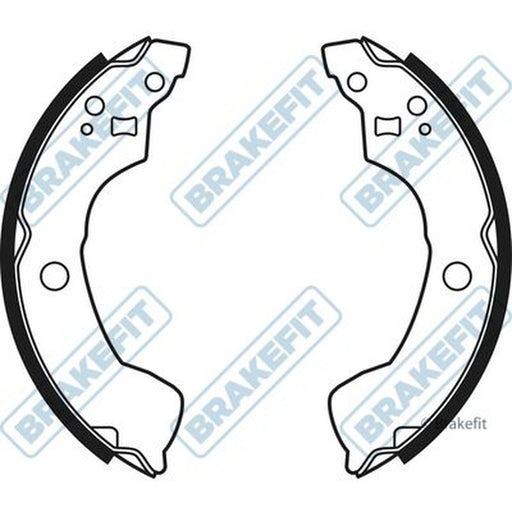 Apec Brake Shoe Set Axle Kit fits Nissan Almera 2000-2006 1.5