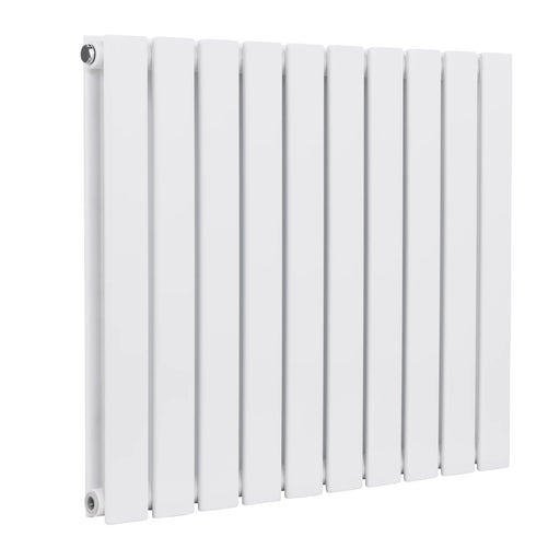 Baridi Horizontal Radiator 600 x 700mm Double Flat Panel White