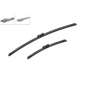 Bosch Aerotwin Wiper Blade Set 650mm + 380mm — AM246S fits Abarth Grande Punto