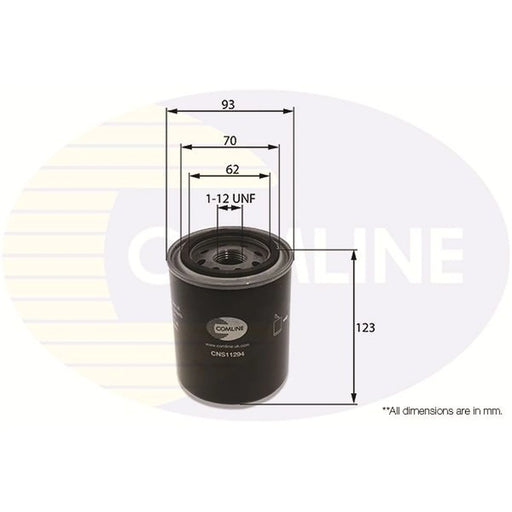 Comline Engine Oil Filter fits Ford Maverick 1993-1998 2.7
