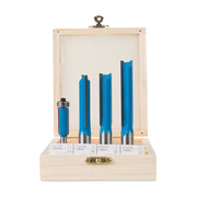 Silverline Kitchen Router Bit Set 4pce 1/2" / 1/4" 719769 Silverline  - Dynamic Drive