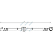 Apec Brake Hydraulic Hose Line Rear BHO4105