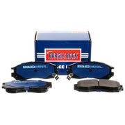 Borg & Beck Front Brake Discs & Pads fits Mitsubishi Lancer Station 1992-2003