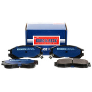 Borg & Beck 4 x Front Brake Pad Set BBP1484
