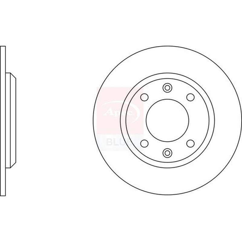 Apec Front & Rear Brake Discs & Pads fits Citroën Xsara 1999-2005 2.0