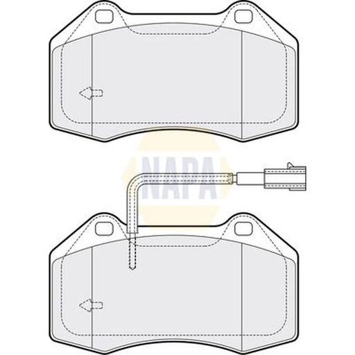 NAPA Front Brake Pad Set NBP1879