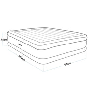 Dellonda Raised Air Bed with Built-in Electric Pump & Storage Bag - Queen Dellonda - Dynamic Drive