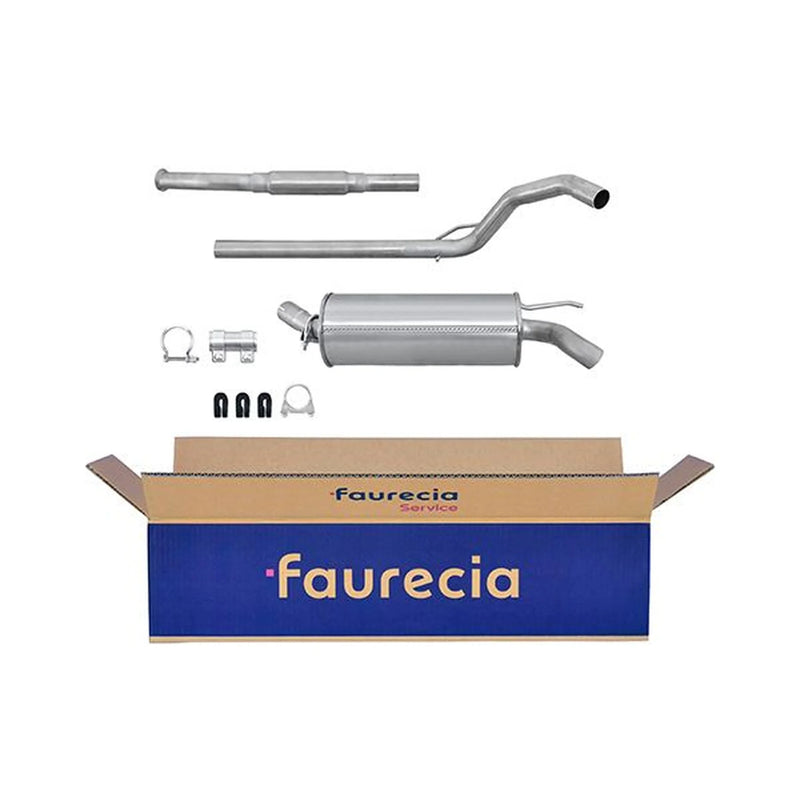 Hella End Silencer Rear fits Renault Twingo I 1996-2007 1.2