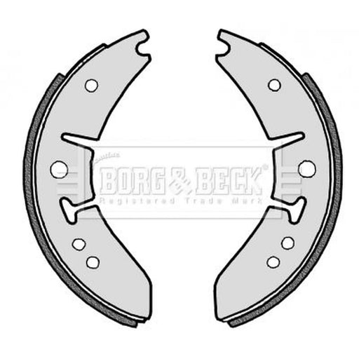 Borg & Beck Brake Shoe Set Axle Kit BBS6080