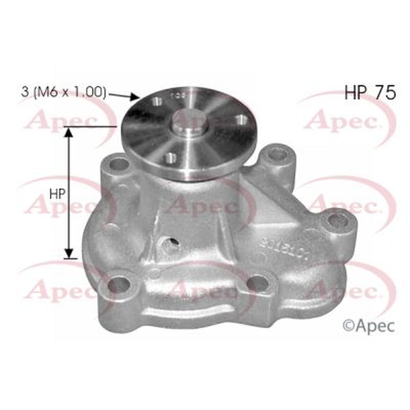 Apec Engine Cooling Water Pump fits Chevrolet Cruze 2012-2015 1.7
