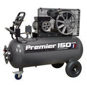 Sealey Air Compressor 150L Belt Drive 3hp with Front Control Panel SAC3153B Sealey - Dynamic Drive