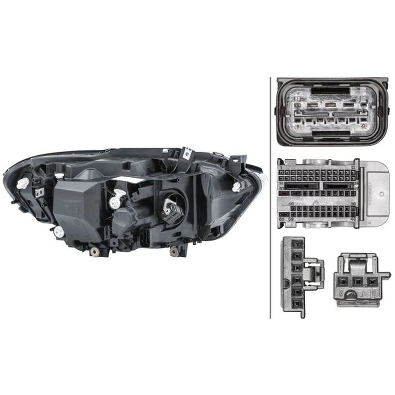 Hella Headlight Headlamp LED Left fits BMW 1 Sports Hatch 2011-2019