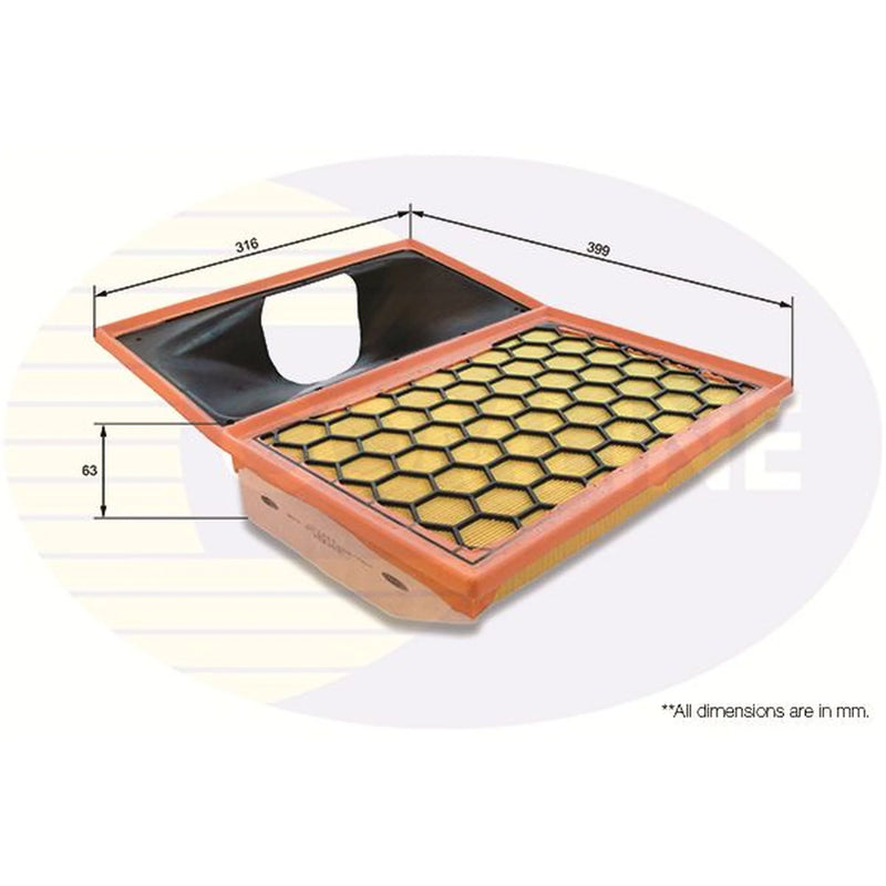 Comline Engine Air Filter fits Iveco Daily V 2011-2014