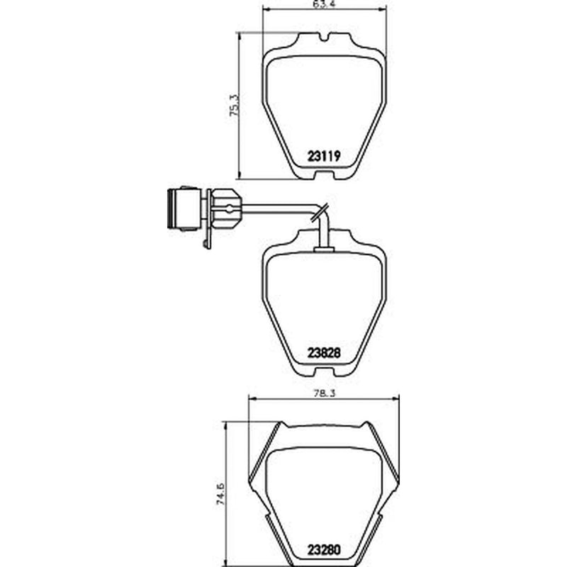 DON Brake Pad Set