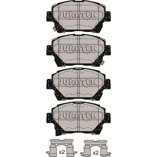 Juratek Front Brake Pad Set fits Aston Martin Cygnet 2011-2013 1.3