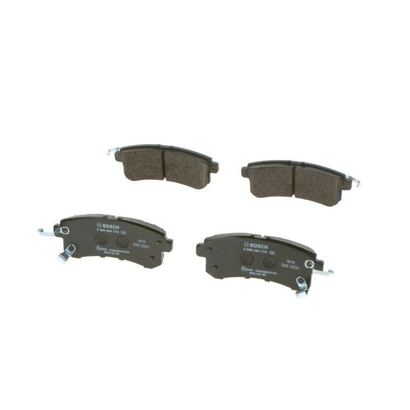 Bosch Front & Rear Pads fits Nissan Patrol VI 2010 on 5.6