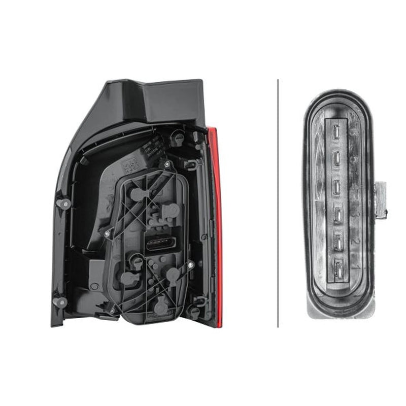 Hella Tail Light / Lamp R10W Left 2SK 010 318-091