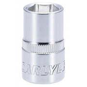 Carlyle Tools Socket - Shallow - Metric Standard - 1/2In. Dr - 15 mm - image 1