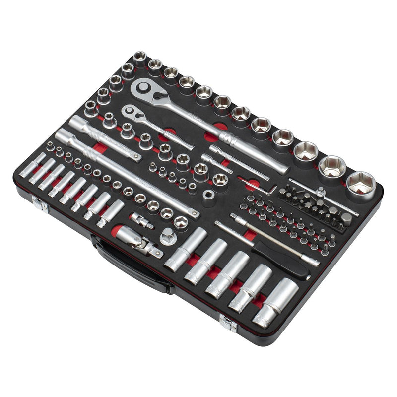 Sealey Premier Platinum Premier Platinum Socket Set 1/4" & 1/2"Sq Drive 108pc Sealey Premier Platinum - Dynamic Drive