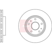 Apec 2 x Vented Brake Discs fits Suzuki SX4 2006-2015 1.5 1.6