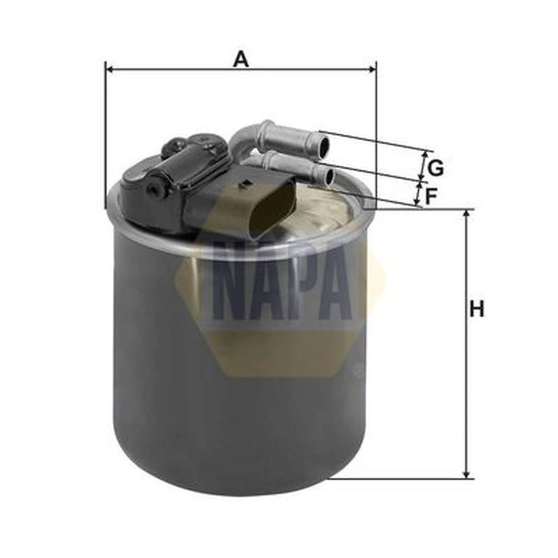 NAPA Fuel Filter Element fits Infiniti Q30 2015 on 1.5