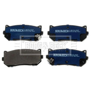 Borg & Beck Front & Rear Brake Discs & Pads fits Kia Shuma II 2001-2004 1.6 1.8