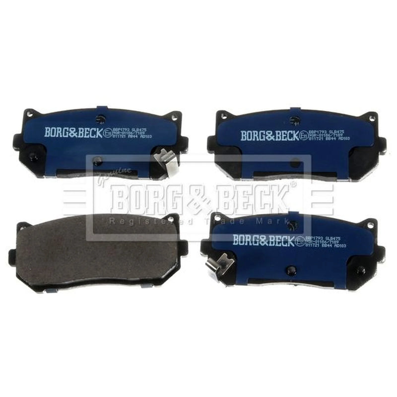 Borg & Beck Front & Rear Brake Discs & Pads fits Kia Shuma II 2001-2004 1.6 1.8