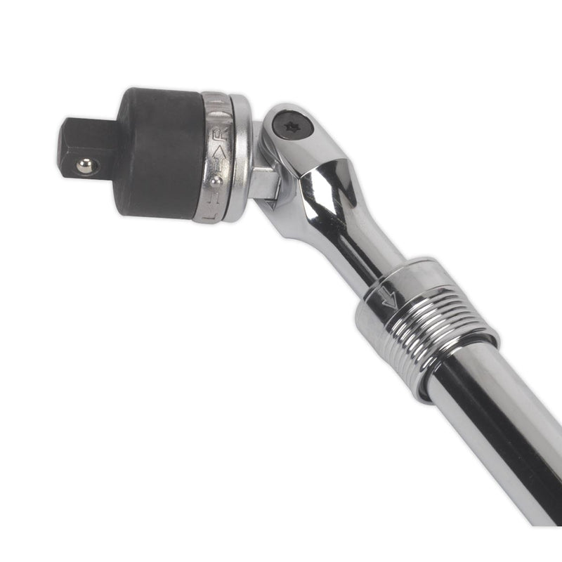 Sealey Ratcheting Breaker Bar Extendable 1/2"Sq Drive AK7316 Sealey - Dynamic Drive