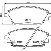 Mintex Front & Rear Brake Discs & Pads fits Mazda CX-3 2015 on 2.0