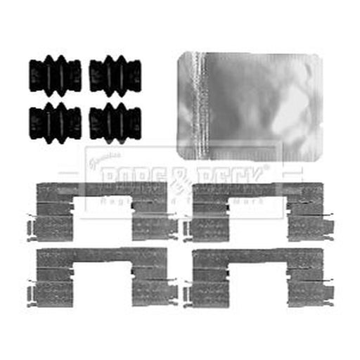 Borg & Beck Front Brake Pad Accessory Fitting Kit Fr BBK1577