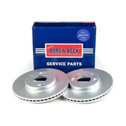 Borg & Beck Front & Rear Brake Discs & Pads fits Hyundai I30 2016 on 1.6