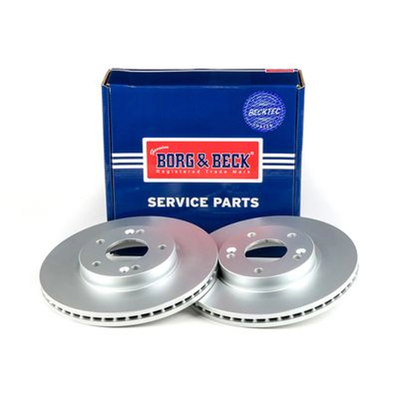 Borg & Beck Front & Rear Brake Discs & Pads fits Hyundai I30 2016 on 1.6