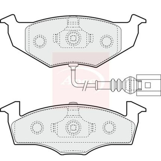 Apec Front Brake Pad Set PAD1406