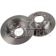 Key Parts Rear Brake Solid Discs & Pads fits Kia Pro Cee'D 2008-2013 1.4 1.6 2.0