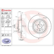 Brembo Rear Brake Discs & Pads fits Land Rover Range Rover Evoque 2011-2019