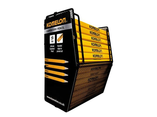 Komelon HB Carpenter's Pencils Display of 200 Komelon - Dynamic Drive